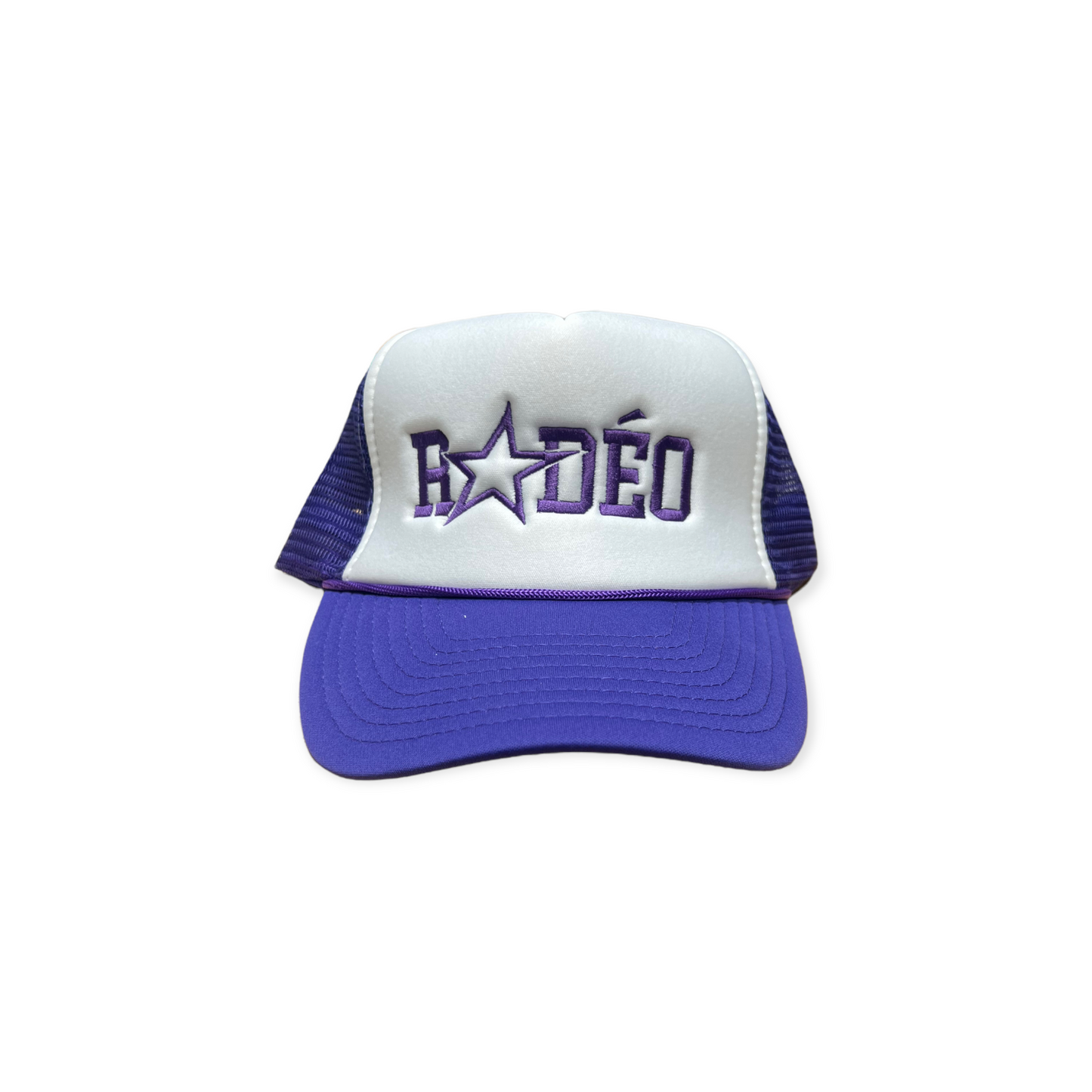 RODÉO ⭐️ TRUCKER HAT- PURPLE/WHITE