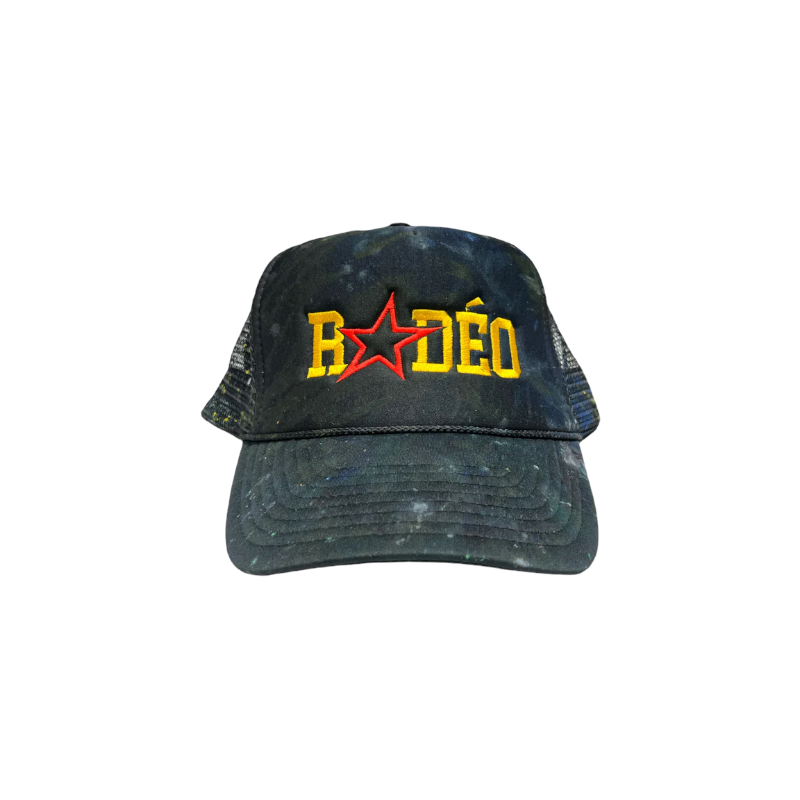 RODÉO ⭐️ ART & FASHION TRUCKER HAT- BLACK