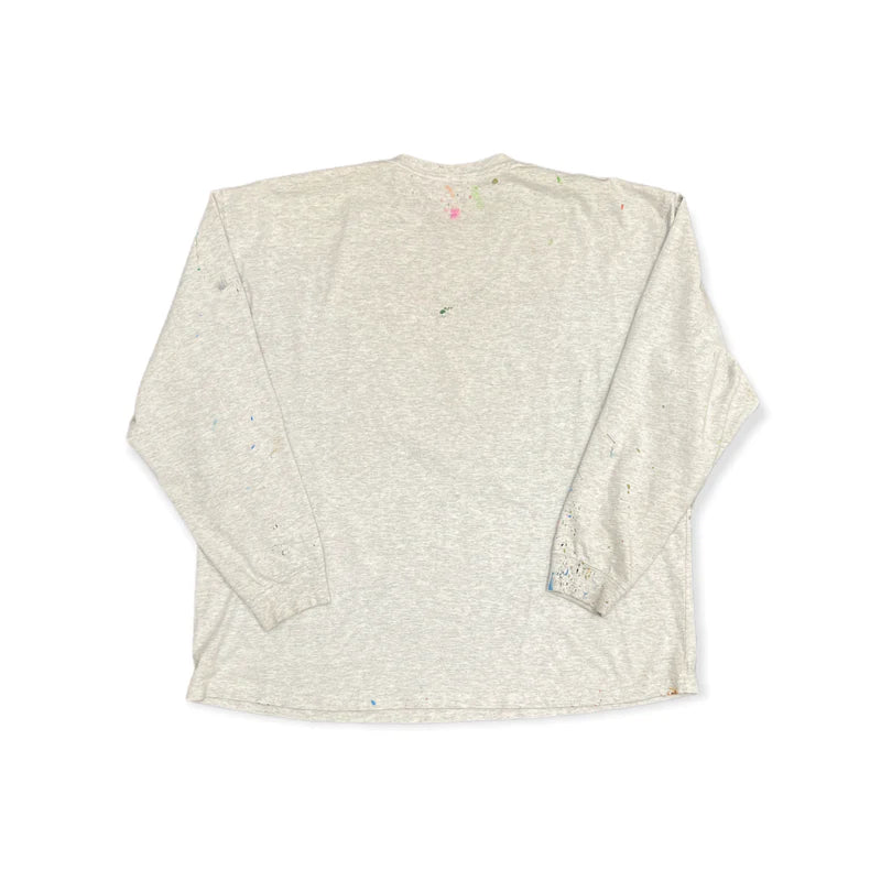 RODÉO ART & FASHION L/S POCKET SHIRT - HEATHER GREY (XL)
