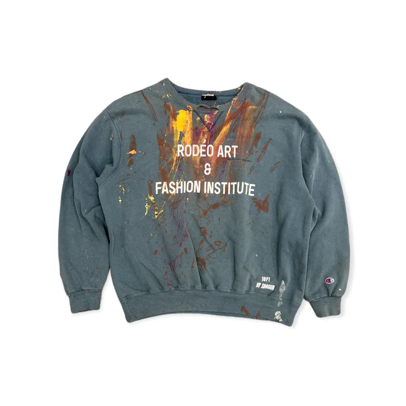 RODÉO ART & FASHION SWEATSHIRT - FADED BLUE (L)