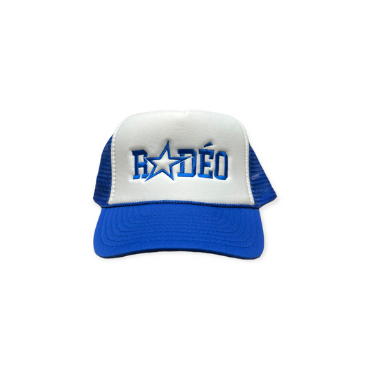 RODÉO ⭐️ TRUCKER HAT- BLUE/WHT